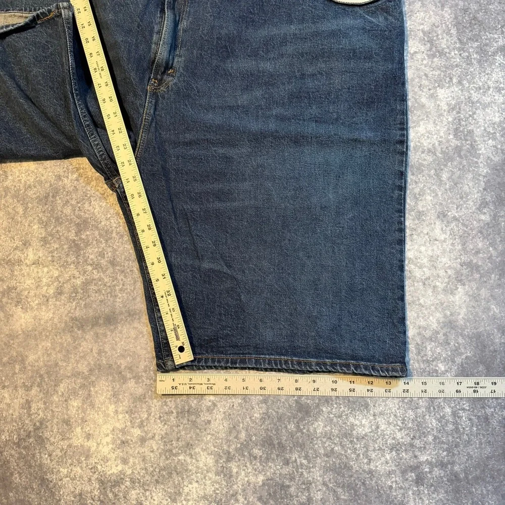 Levis 569 Loose Straight Denim‎ Shorts Mens Blue Jean Shorts 54W Big & Tall